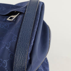 Gucci Guccissima Nylon Backpack Blue