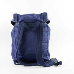 Gucci Guccissima Nylon Backpack Blue