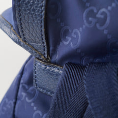 Gucci Guccissima Nylon Backpack Blue