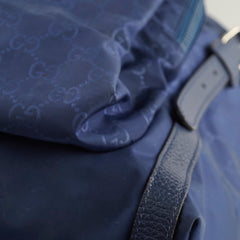 Gucci Guccissima Nylon Backpack Blue