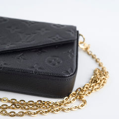 Louis Vuitton Felicie Empreinte Black