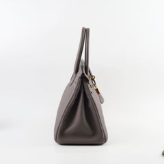 Hermes Birkin 30 Etain C Stamp (2018)