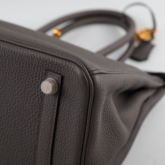 Hermes Birkin 30 Etain C Stamp (2018)