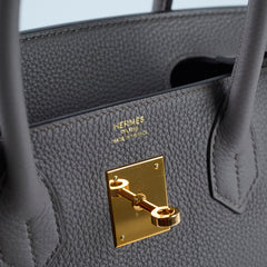Hermes Birkin 30 Etain C Stamp (2018)