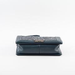 Chanel Old Medium Cordoba Paris Navy Boy Dark Green