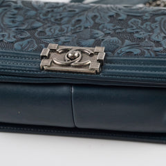 Chanel Old Medium Cordoba Paris Navy Boy Dark Green