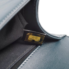 Chanel Old Medium Cordoba Paris Navy Boy Dark Green