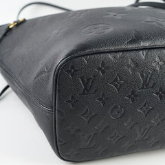 Louis Vuitton Empriente Neverfull MM Black Microchip