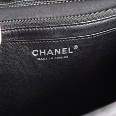 Chanel Maxi Single Flap Black Caviar SHW