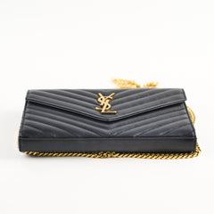 Saint Laurent Cassandre Envelope Wallet On Chain WOC