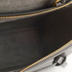 Celine Nano Belt Bag Croc Emboss Dark Grey