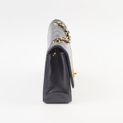 Chanel Medium Diana Bag Black Lambskin