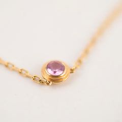 Cartier D'Amour Pink Saphire Necklace Pink Gold