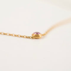 Cartier D'Amour Pink Saphire Necklace Pink Gold