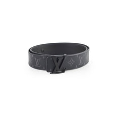 Louis Vuitton Monogram Matte Black Belt