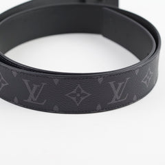 Louis Vuitton Monogram Matte Black Belt