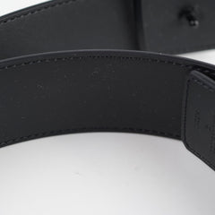 Louis Vuitton Monogram Matte Black Belt