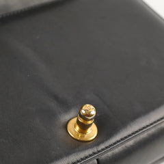 Chanel Old Medium Boy Bag Lambskin Black