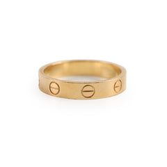 Cartier Love Wedding Band Pink Gold Size 53