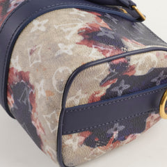Louis Vuitton Keepall 25 Bandouliere Ink Blue Micorchip
