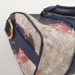 Louis Vuitton Keepall 25 Bandouliere Ink Blue Micorchip