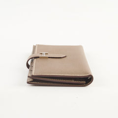 Hermes Bearn Long Wallet Etoupe Epsom 2017