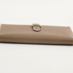 Hermes Bearn Long Wallet Etoupe Epsom 2017