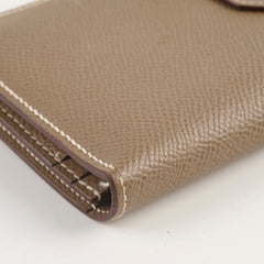 Hermes Bearn Long Wallet Etoupe Epsom 2017