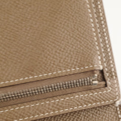 Hermes Bearn Long Wallet Etoupe Epsom 2017