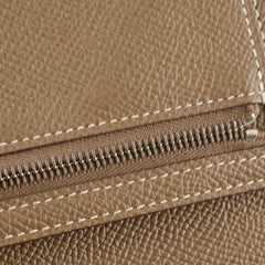 Hermes Bearn Long Wallet Etoupe Epsom 2017