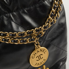Chanel Mini 22 Black (microchip)