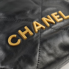 Chanel Mini 22 Black (microchip)
