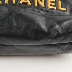 Chanel Mini 22 Black (microchip)