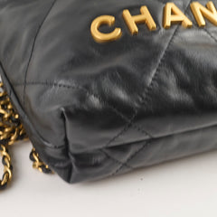 Chanel Mini 22 Black (microchip)