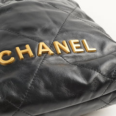 Chanel Mini 22 Black (microchip)