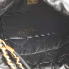 Chanel Mini 22 Black (microchip)