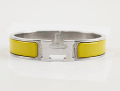 Hermes Clic H Bracelet Yellow PM