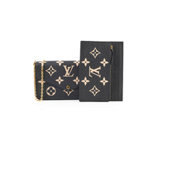 Louis Vuitton Pochette Felice- Empreinte Black Cream
