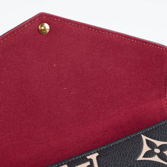 Louis Vuitton Pochette Felice- Empreinte Black Cream