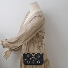 Louis Vuitton Pochette Felice- Empreinte Black Cream