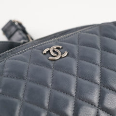 Chanel Street CC Waist Bag Dark Grey