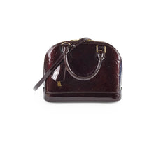 Louis Vuitton Alma BB Vernis Leather Amarante