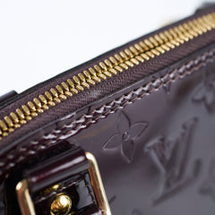 Louis Vuitton Alma BB Vernis Leather Amarante