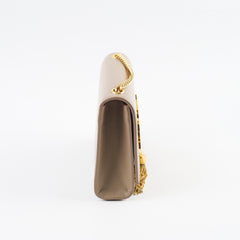 Saint Laurent Small Kate Tassel Dark Beige