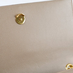 Saint Laurent Small Kate Tassel Dark Beige