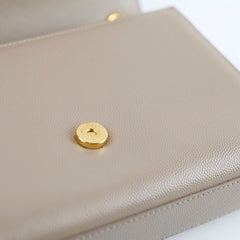 Saint Laurent Small Kate Tassel Dark Beige