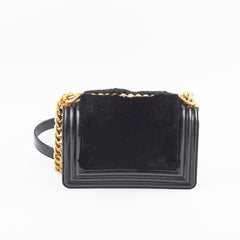 Chanel Boy Black Fur