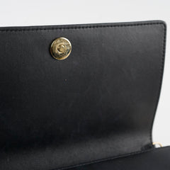 Dior Black Lady Dior Pouch Wallet on Chain