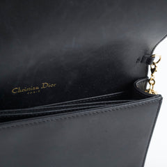 Dior Black Lady Dior Pouch Wallet on Chain