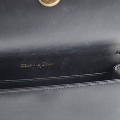 Dior Black Lady Dior Pouch Wallet on Chain